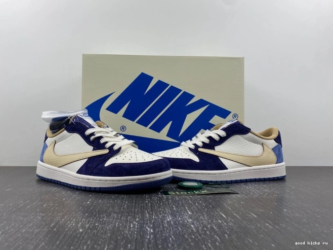 AIR 1 SCOTT X TRAVIS JORDAN DM7866-808 CUSTOM 0714